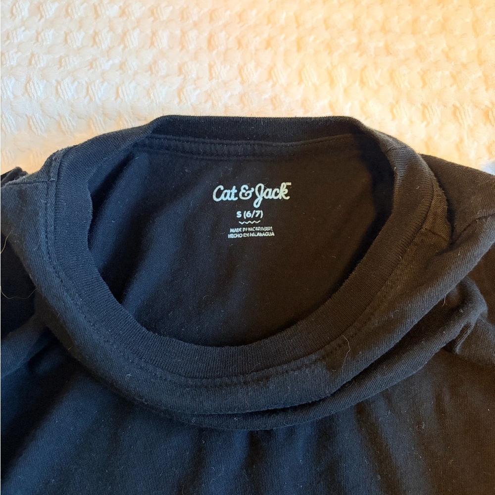 Cat & Jack Classic Black Tee